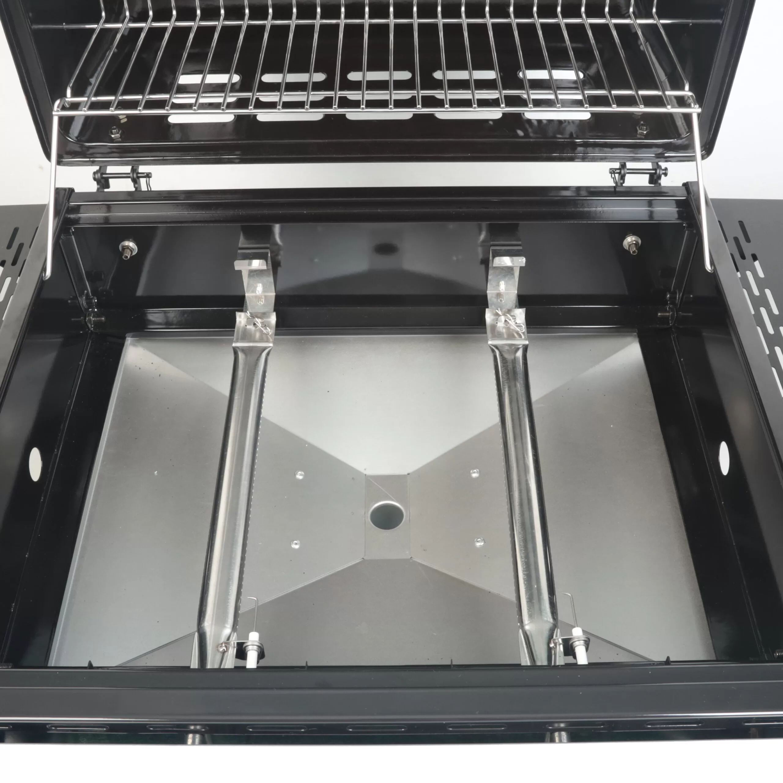 Master Forge Black/Porcelain Enamel 2-Burner Liquid Propane Gas Grill