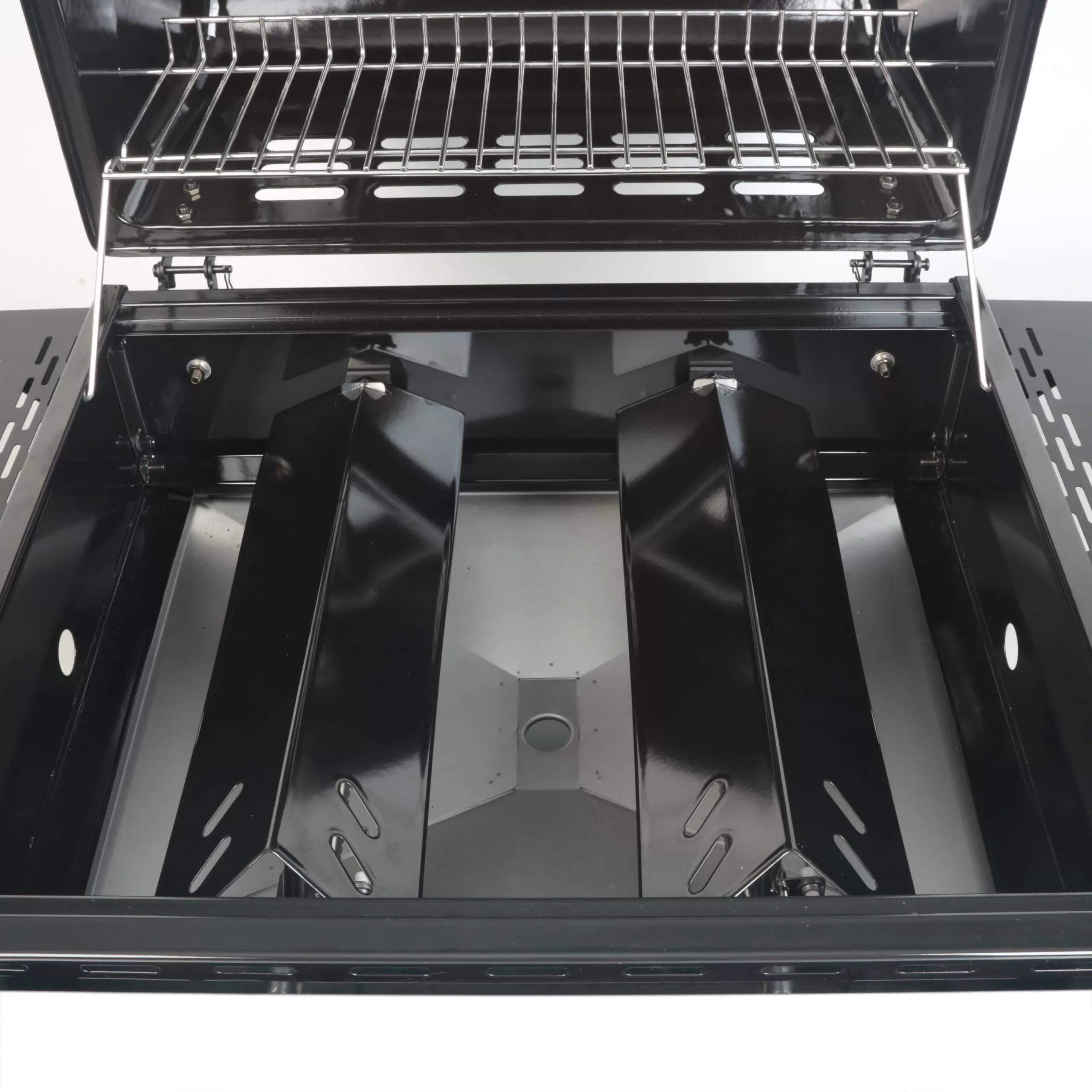 Master Forge Black/Porcelain Enamel 2-Burner Liquid Propane Gas Grill
