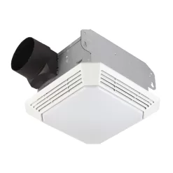 Broan 3.5-Sone 70-CFM White Lighted Bathroom Fan