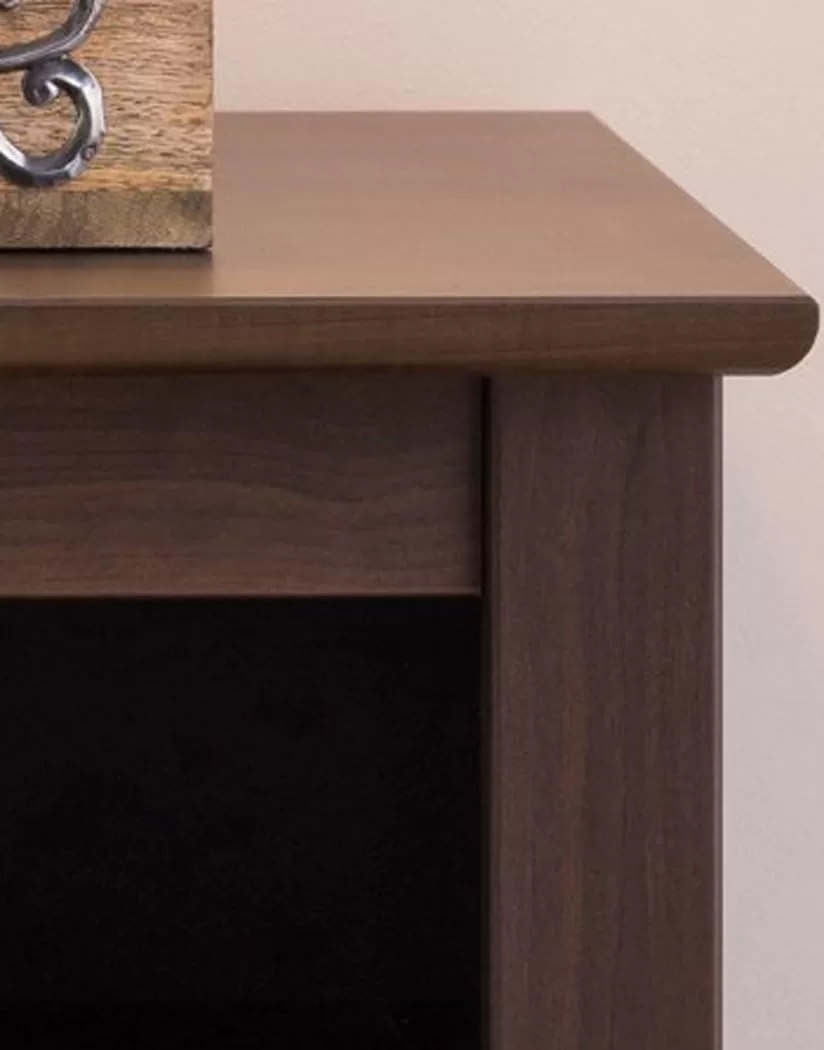 Prepac Fremont 2 Drawer Nightstand, 16"D x 23.25"W x 28"H, Espresso, EDC-2428
