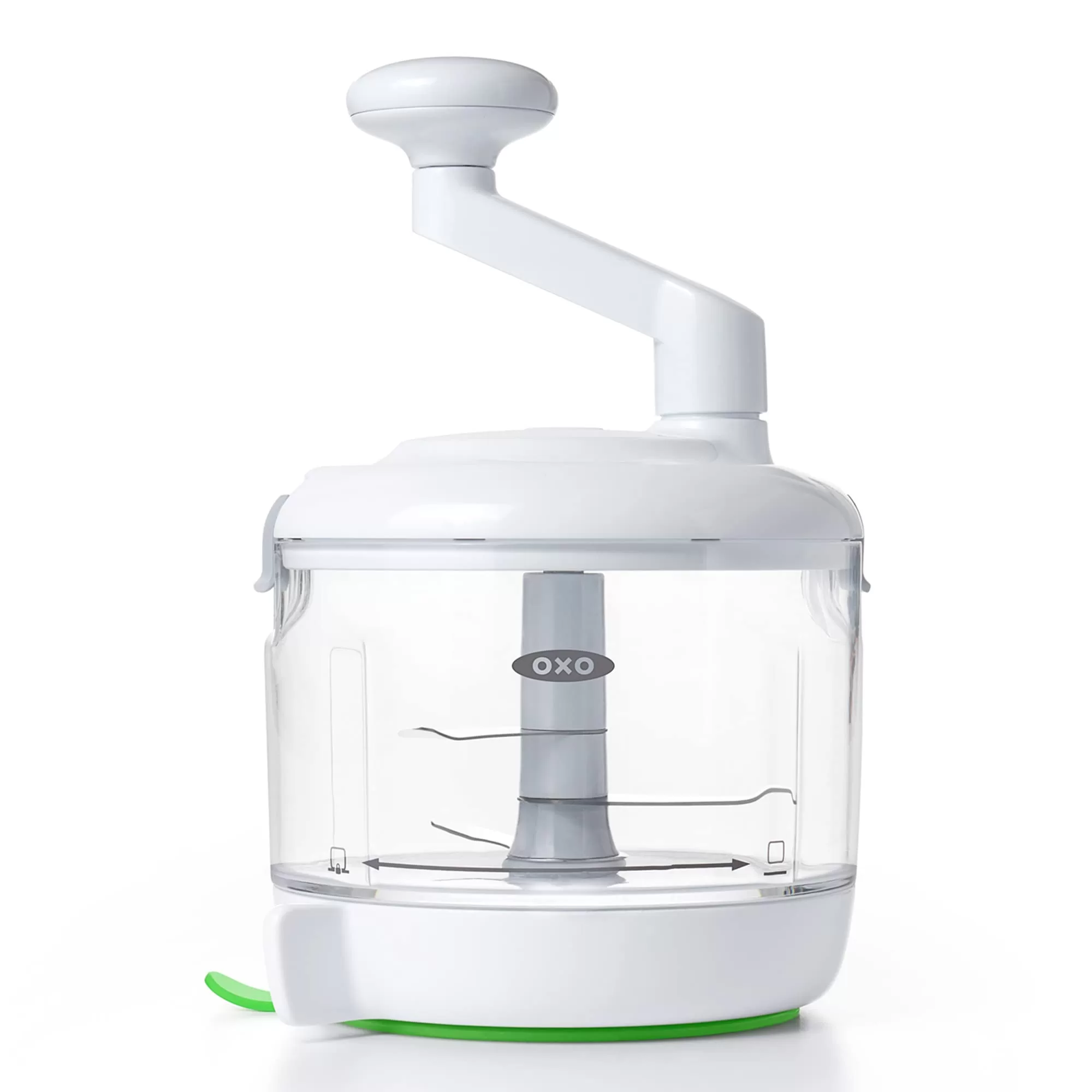 OXO Good Grips One Stop Chop Manual Food Processor, (Stainless Steel, Plastic)