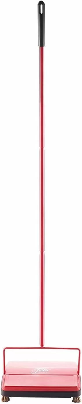 Fuller Brush 17052 Electrostatic Carpet & Floor Sweeper - 9" Cleaning Path - Red