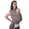 Boba Baby Wrap Carrier Newborn to Toddler - Stretchy Baby Wraps Carrier (Grey)