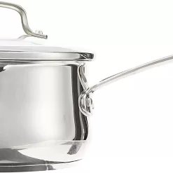 Cuisinart 419-18P 2-Quart Pour Saucepan with Cover Contour Cookware, Stainless Steel