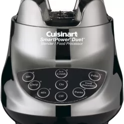 Cuisinart BFP-703BC Smart Power Duet Blender/Food Processor, Brushed Chrome, 3 cup, count of 6