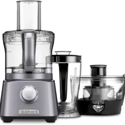 Cuisinart CFP-800 Kitchen Central 3-in-1 Food Processor, Gun Metal