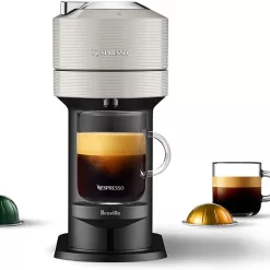 Nespresso Vertuo Next Coffee and Espresso Machine by Breville, Light Grey