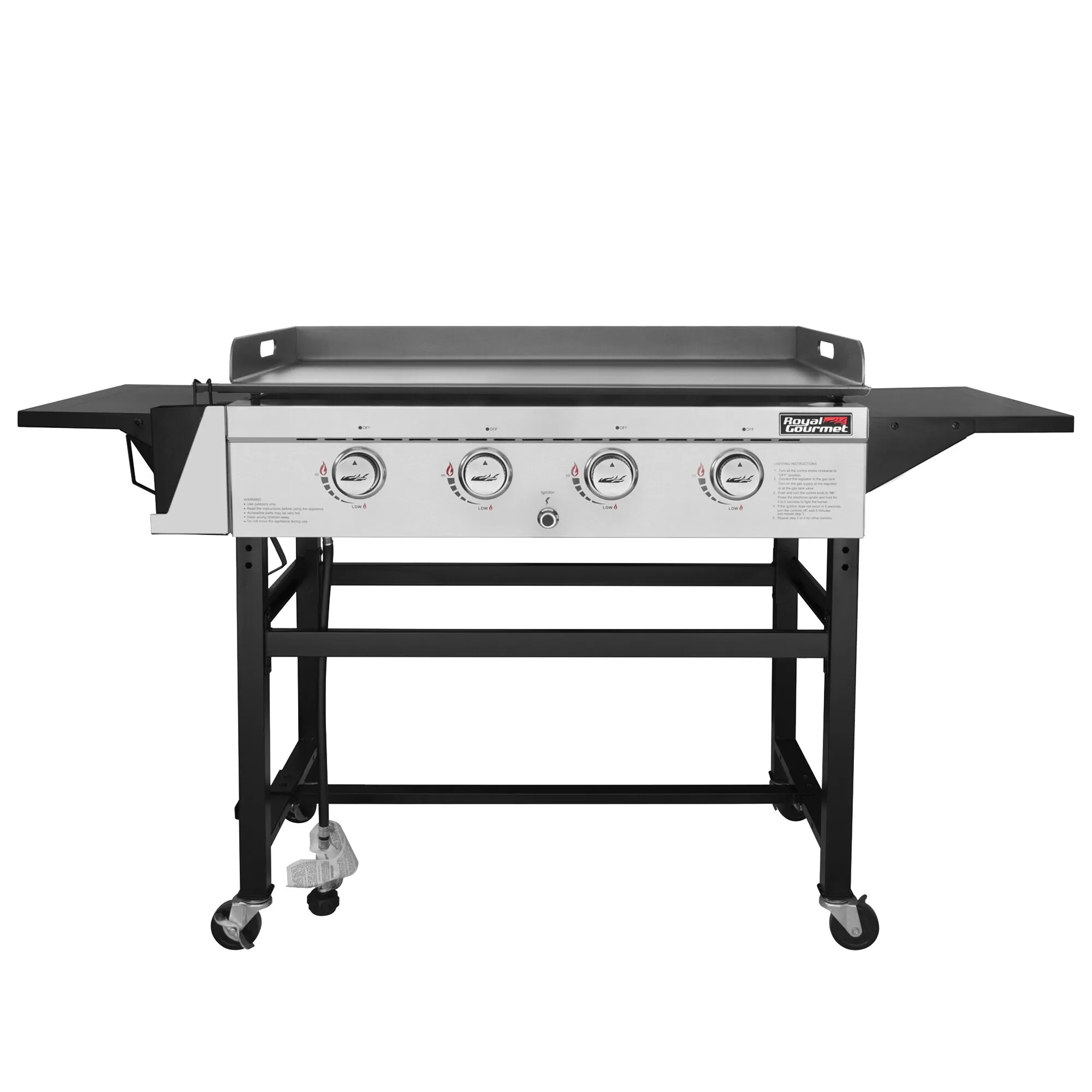 Royal Gourmet 4-Burner Liquid Propane Flat Top Grill