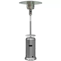 Hanover 48000-BTU Stainless Steel Floorstanding Liquid Propane Patio Heater