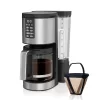 Ninja 14-Cup Black Plastic with Natural Stainless Steel Residential Drip Coffee Maker