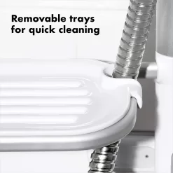 OXO Good Grips Aluminum Hose Shower Caddy - Silver