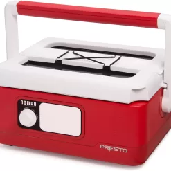 Presto 6011 Slow Cooker, 7.4" x 12.5" x 15.9", Red