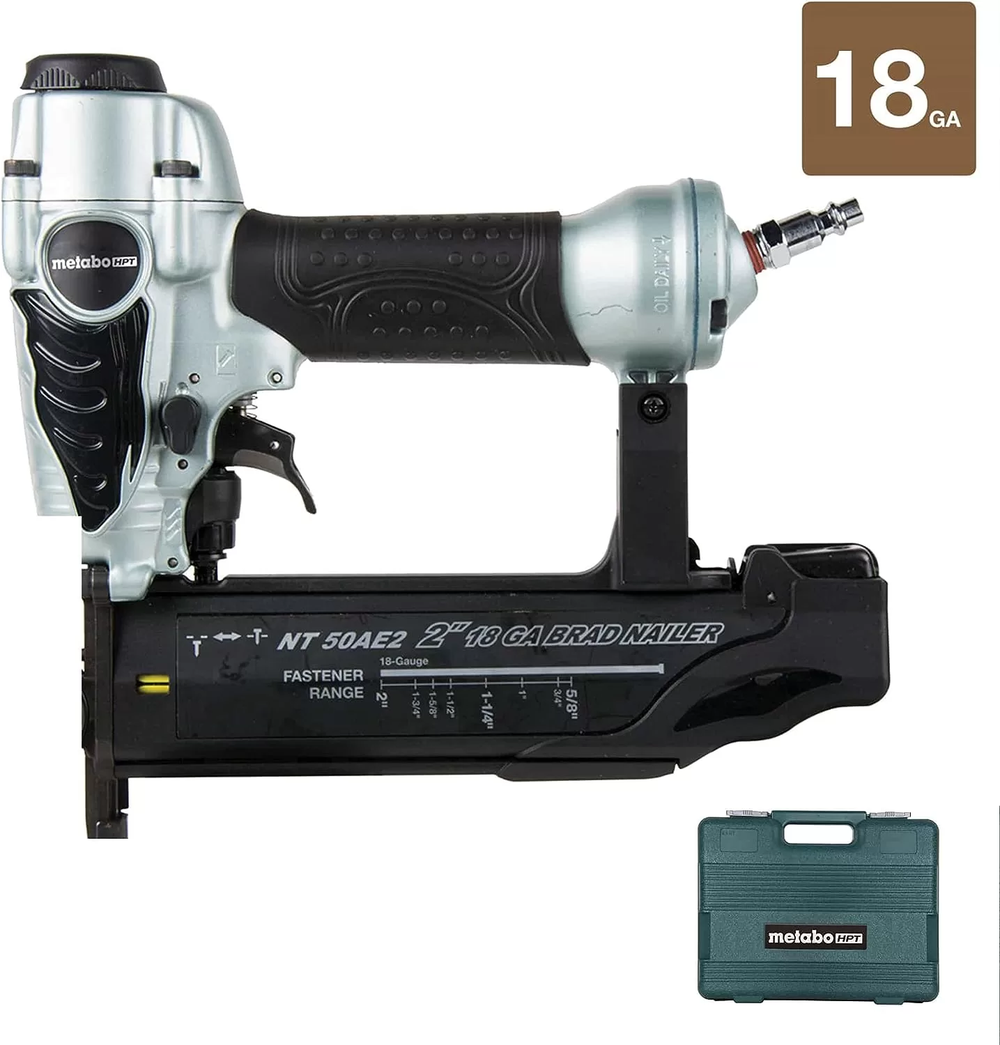 Metabo HPT Brad Nailer Kit | Pro Preferred Brand of Pneumatic Nailers