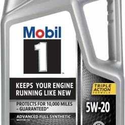 Mobil 1 Advanced Full Synthetic Motor Oil 5W-20, 5 Quart