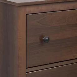 Prepac Yaletown Traditional 2-Drawer Tall Nightstand Side Table, Espresso, EDNH-1202-1