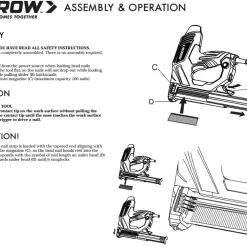 Arrow Heavy Duty Electric Brad Nailer, Professional Nail Gun