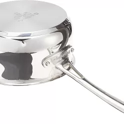 Cuisinart 419-18P 2-Quart Pour Saucepan with Cover Contour Cookware, Stainless Steel