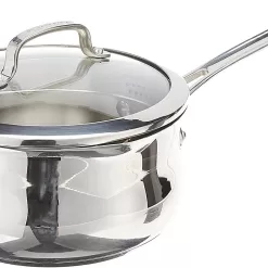 Cuisinart 419-18P 2-Quart Pour Saucepan with Cover Contour Cookware, Stainless Steel