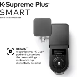 Keurig® K-Supreme Plus SMART Single Serve K-Cup Pod Coffee Maker, Black
