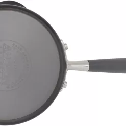 Anolon Advanced Hard Anodized Nonstick Sauce Pan/Saucepan with Straining and Lid, 2 Quart, Graphite
