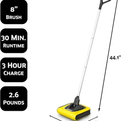 Kärcher - KB 5 Electric Floor Sweeper Broom; Debris - 8.25