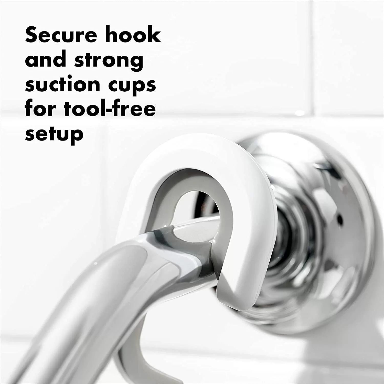 OXO Good Grips Aluminum Hose Shower Caddy - Silver