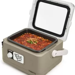 Presto 06012 Nomad 8-quart Traveling Slow Cooker, Tan