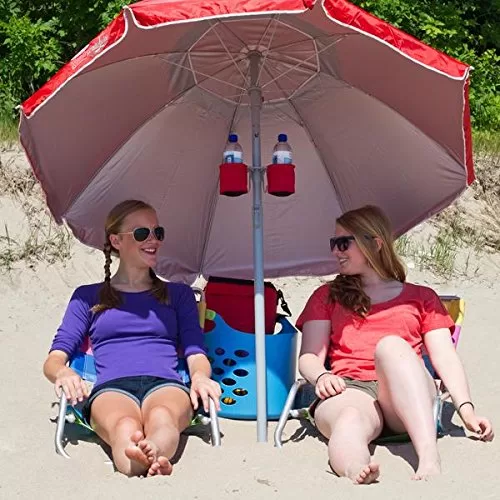 Wondershade Portable Sun Shade Umbrella, Lightweight Adjustable Instant Sun Protection - Red - Image 2