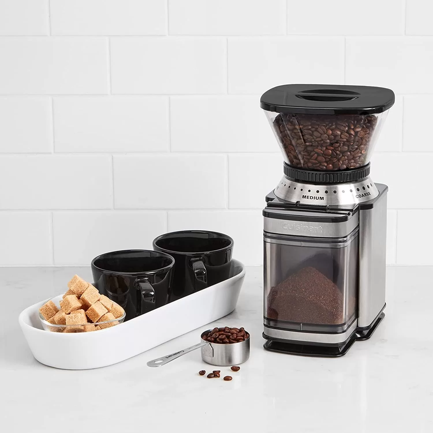 CUISINART Coffee Grinder, Electric Burr One-Touch Automatic Grinder, DBM-8P1