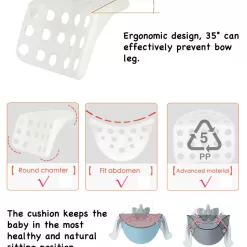 Ergonomic Baby Hip Seat Carrier with Adjustable Strap and Pocket (Dark Grey)