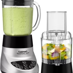 Cuisinart BFP-703BC Smart Power Duet Blender/Food Processor, Brushed Chrome, 3 cup, count of 6