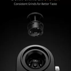 SHARDOR Electric Burr Coffee Grinder 2.0, Adjustable Burr Mill with 16 Precise Grind Setting for 2-14 Cup, Black