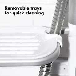 OXO Good Grips Aluminum Hose Shower Caddy - Silver