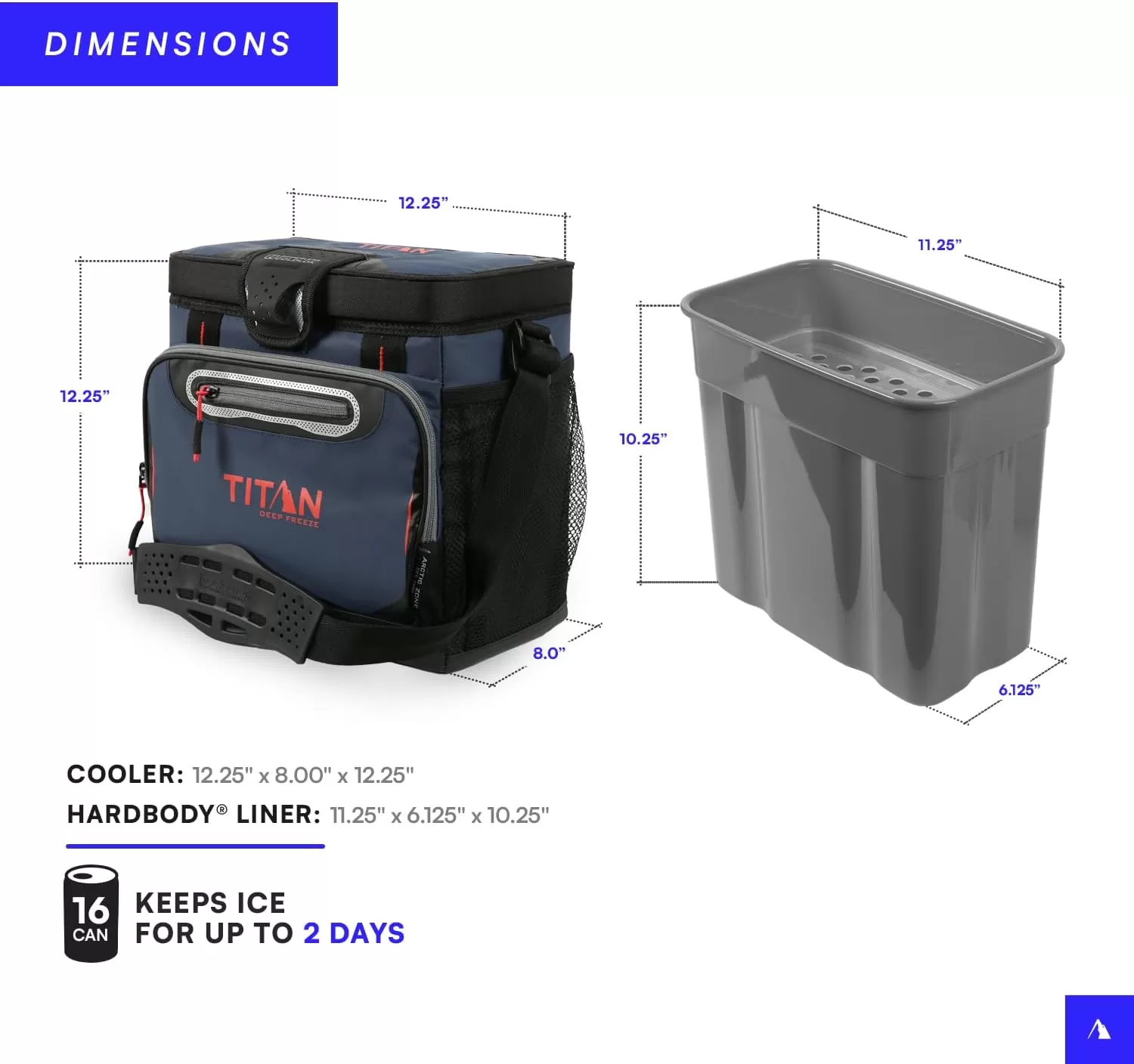 Arctic Zone Titan Deep Freeze Cooler - Zipperless Hardbody Cooler