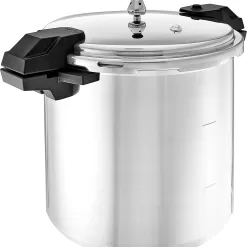 Mirro Pressure Cooker, 22 Quart, Silver