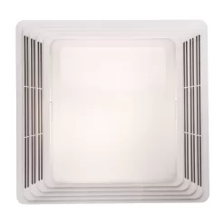 Broan 3.5-Sone 70-CFM White Lighted Bathroom Fan