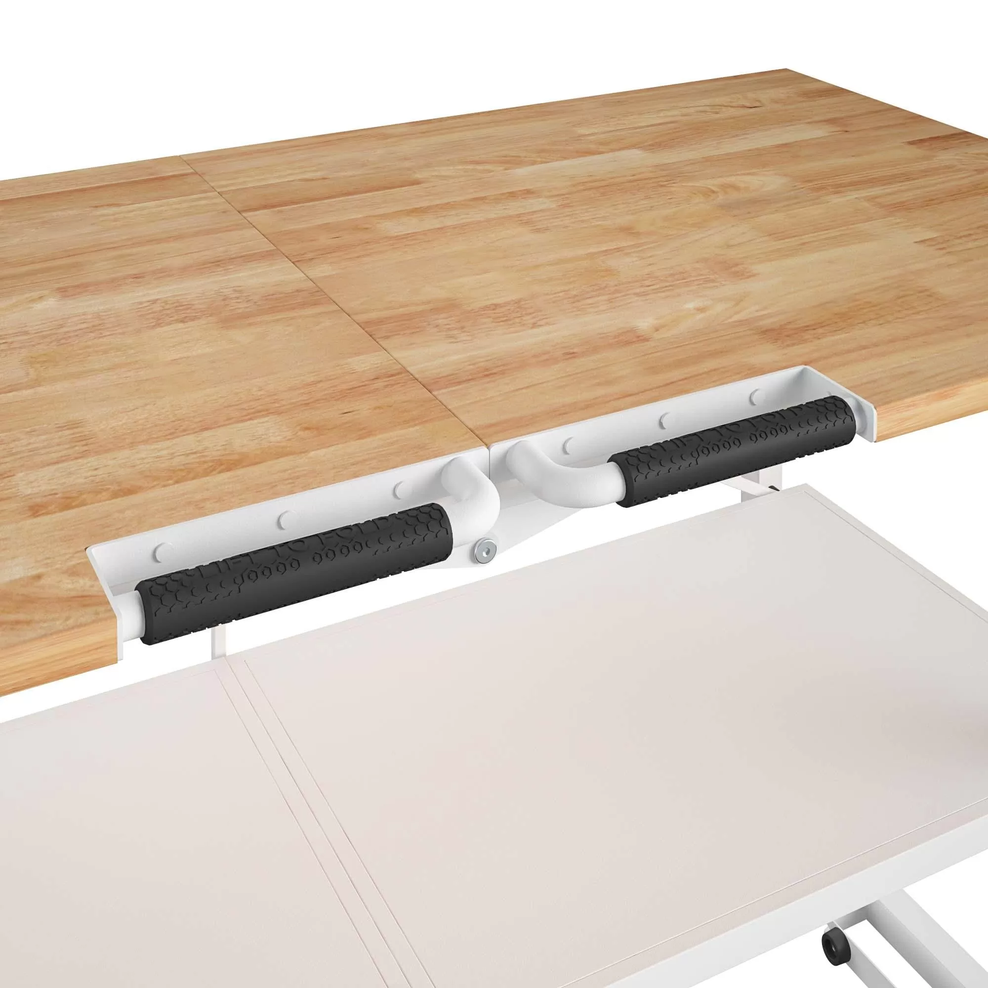 Kobalt 24-in L x 34-in H Rolling White Wood Portable Work Bench