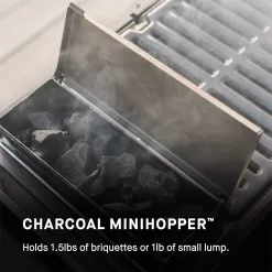 Masterbuilt 200-Sq in Black Portable Charcoal Grill