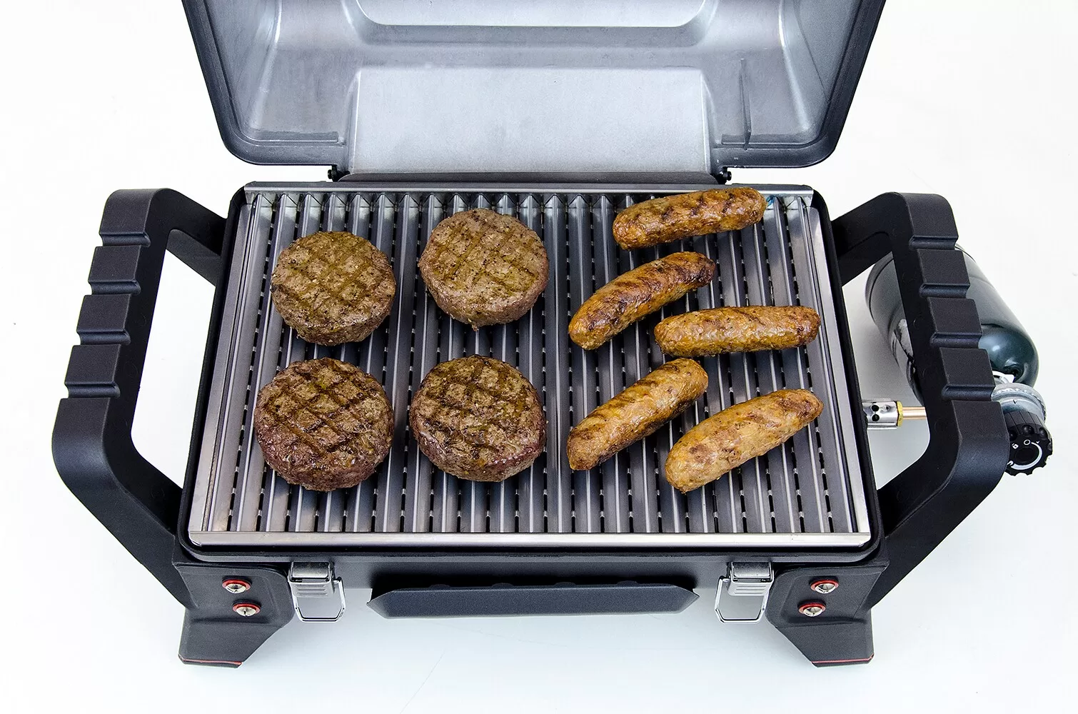 Char-Broil Grill2Go 200-Sq in Grey and Black Portable Gas Grill
