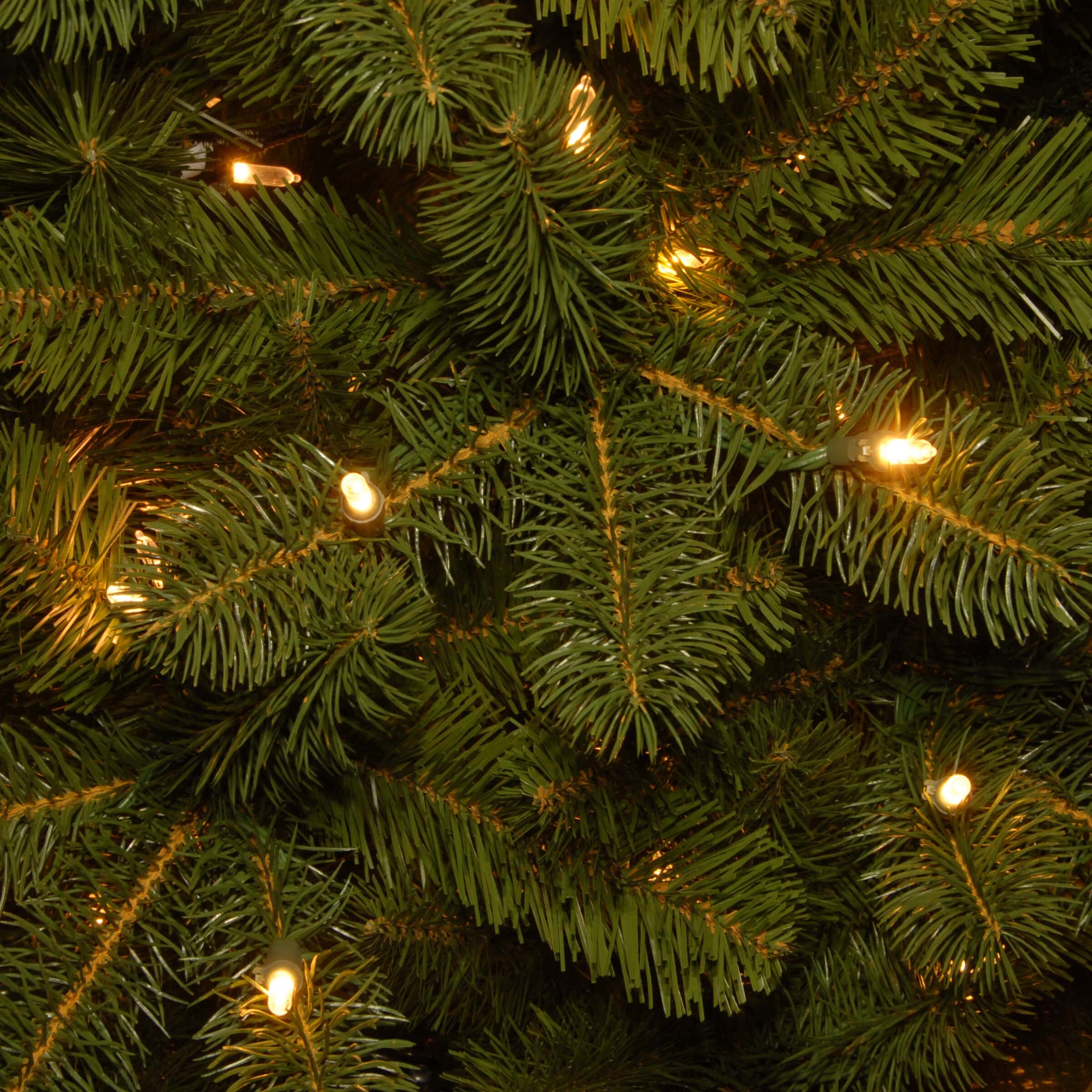 National Tree Company PEDD4-392D-75 7.5 ft. Downswept Douglas Pencil Slim Fir Artificial Christmas Tree with Dual Color LED Lights - Image 4