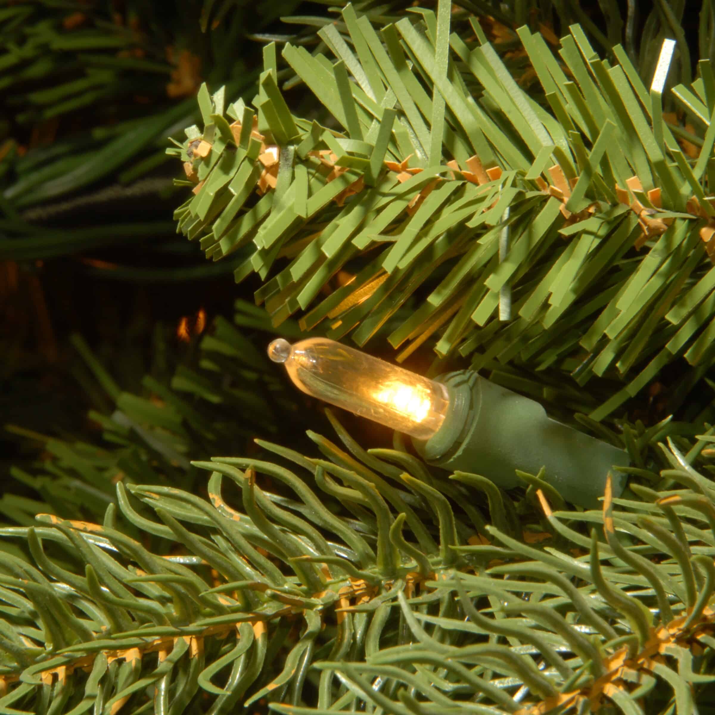 National Tree Company PEJF1-304-65 6.5 ft. Jersey Fraser Fir Slim Artificial Christmas Tree with Clear Lights - Image 5