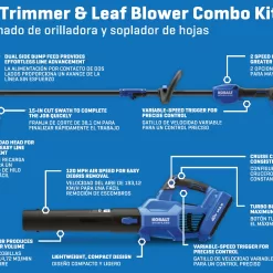 Kobalt Gen4 2-Piece 40-volt Cordless Power Equipment Combo Kit (String Trimmer Included Blower Included)