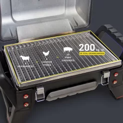 Char-Broil Grill2Go 200-Sq in Grey and Black Portable Gas Grill