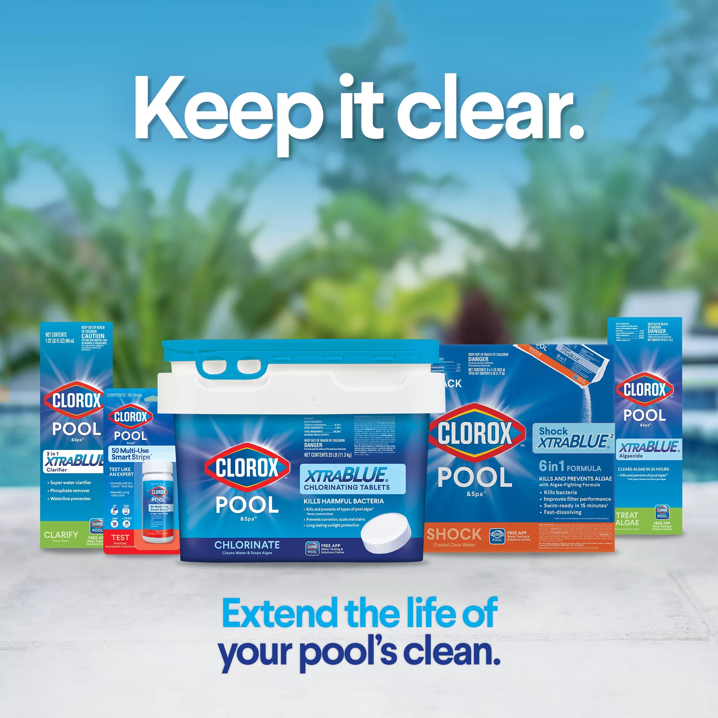 Clorox Pool&Spa 5-lb 3-in Chlorine Tablets