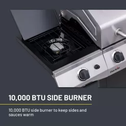 Char-Broil Performance Series Silver 5-Burner Liquid Propane Gas Grill with 1 Side Burner