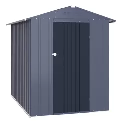 VEIKOUS 4-ft x 6-ft shed Galvanized Steel Storage Shed