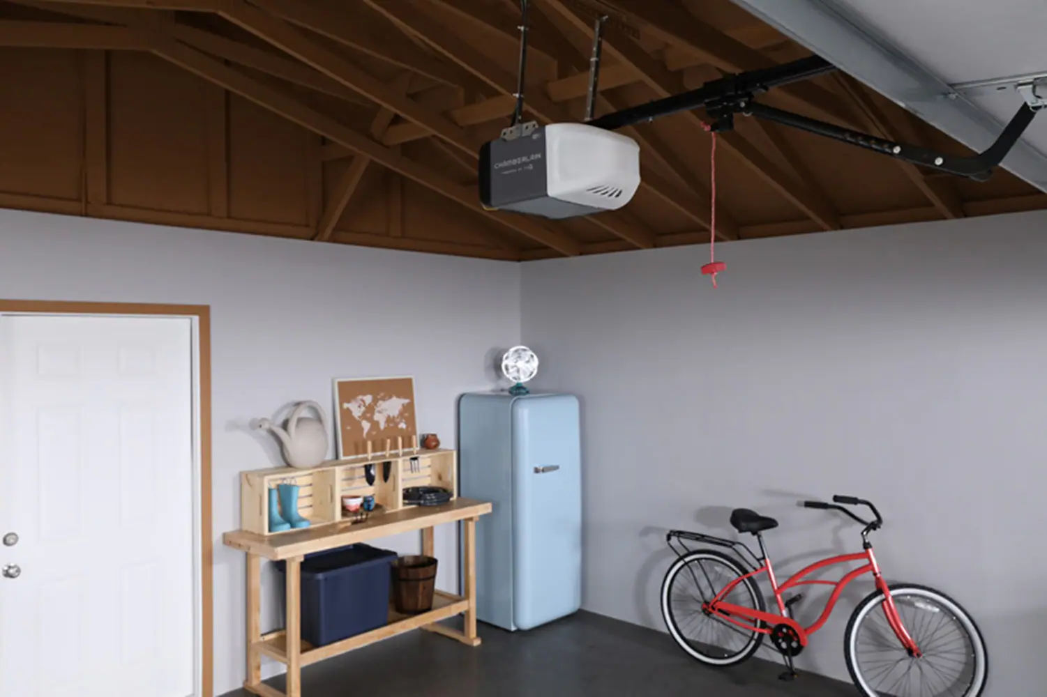 Chamberlain 1/2-HP Ultra-Quiet Smart Belt Drive Garage Door Opener Wi-fi Compatibility Battery Back-up