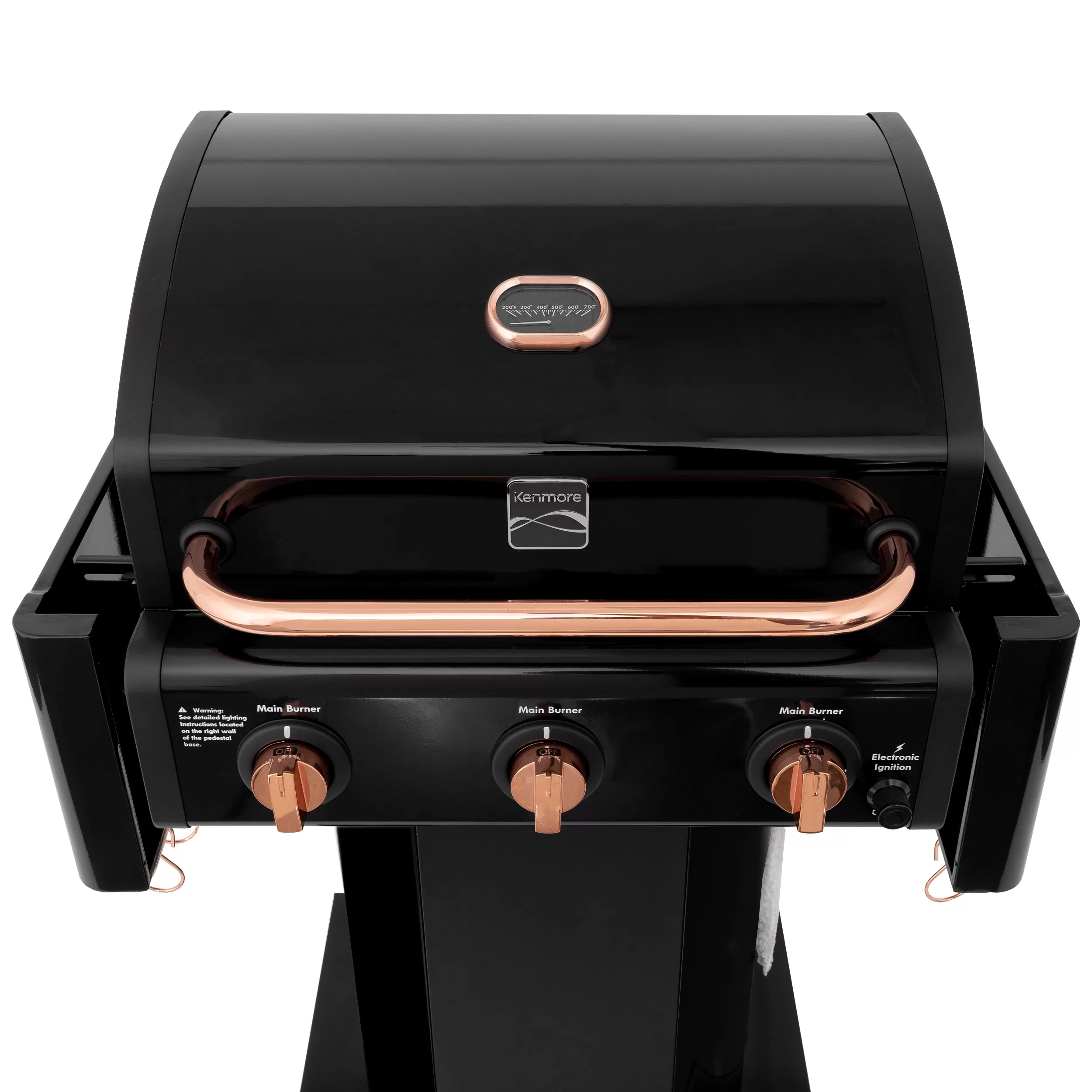 Kenmore Black with Copper Accent 3-Burner Liquid Propane Gas Grill