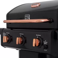 Kenmore Black with Copper Accent 3-Burner Liquid Propane Gas Grill