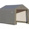 ShelterLogic 6-ft x 6-ft Canopy Storage Galvanized Steel Storage Shed